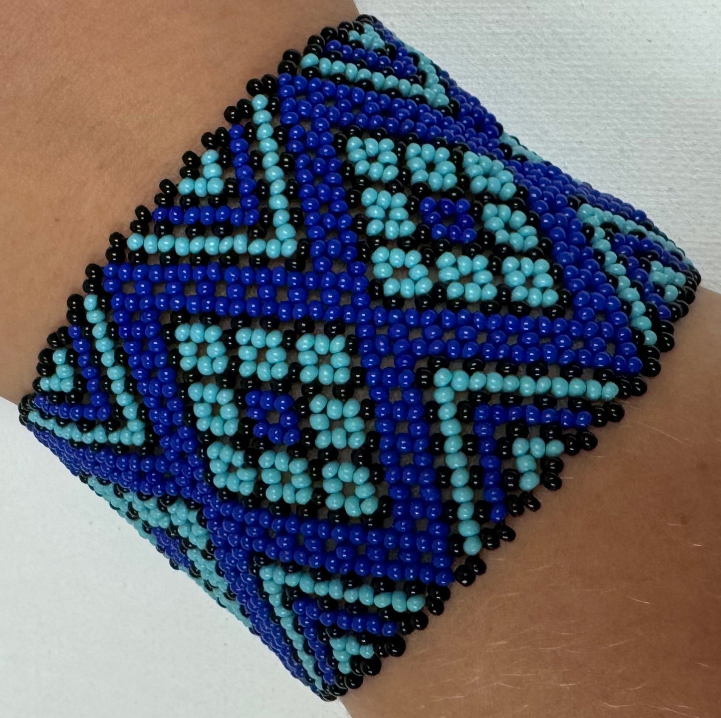 Beaded Bracelet - Blue and Turquoise